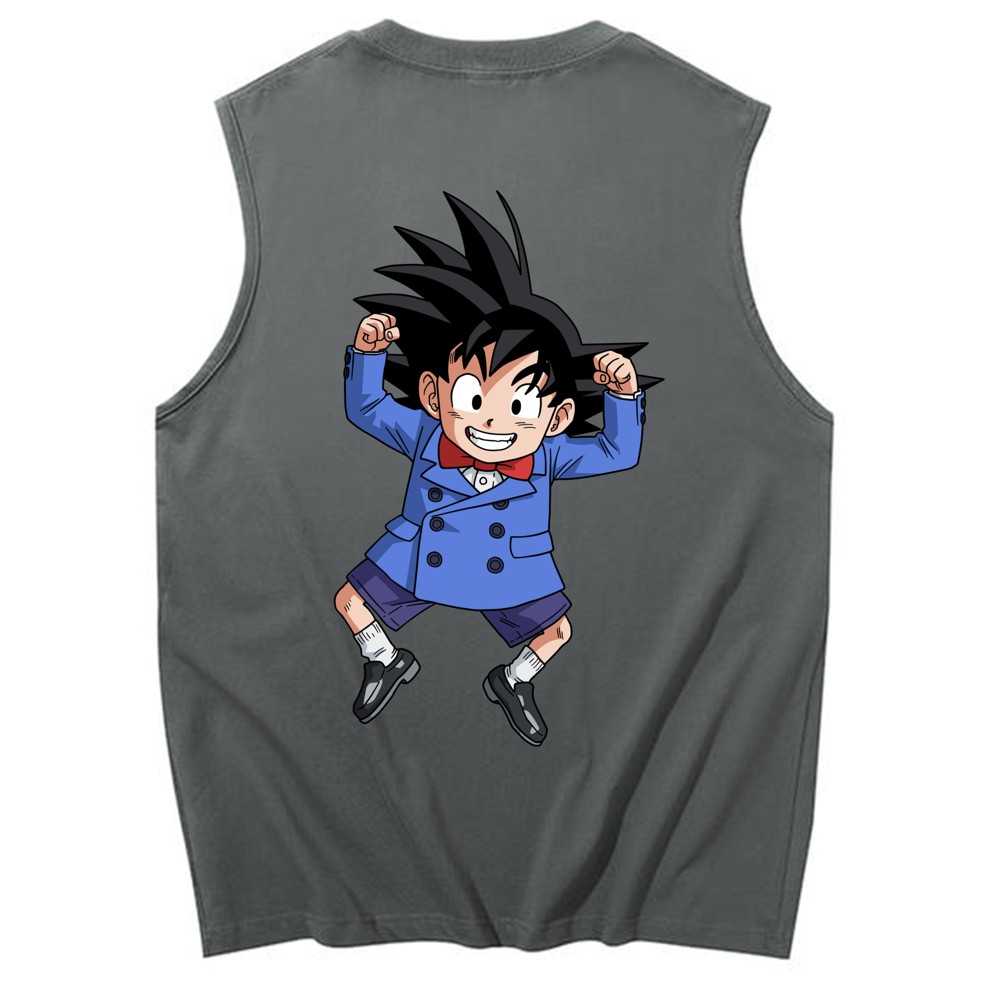 （画像用） ドラゴンボール 孫悟空（そん ごくう）Son Goku カカロット DRAGON BALL Kakarotto コットン100％タンクトップ（背面プリント）